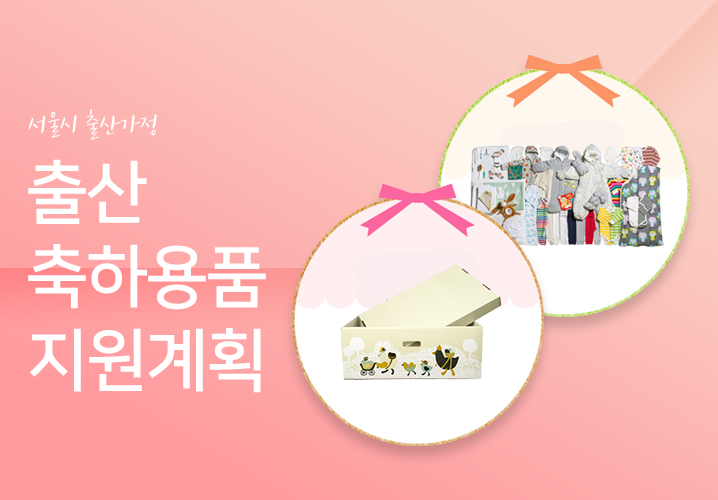 서울시 출산가정에 출산축하용품 지급 관련 시민 의견 수렴