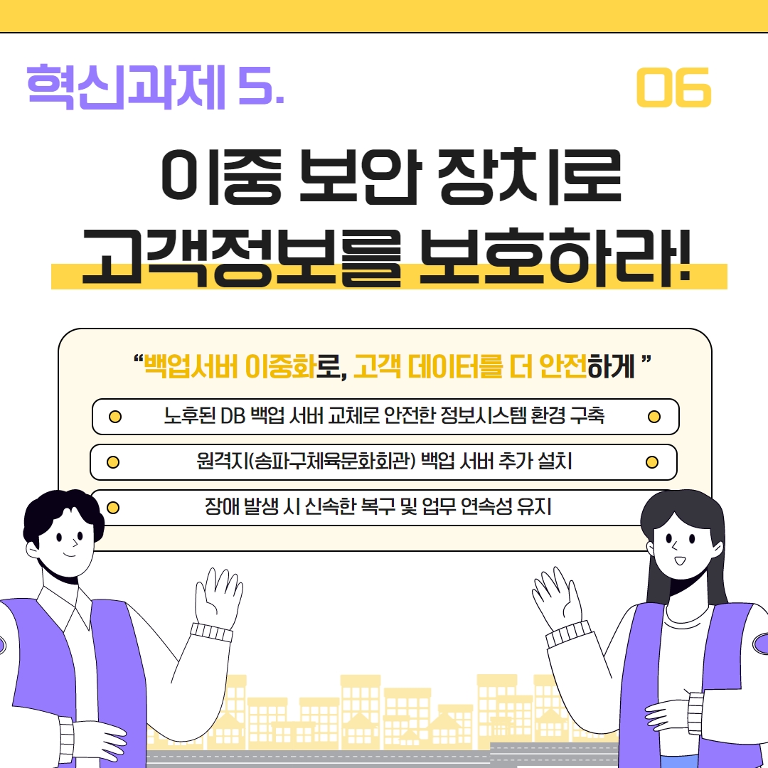 5. 이중 보안 장치로 고객정보를 보호하라!
