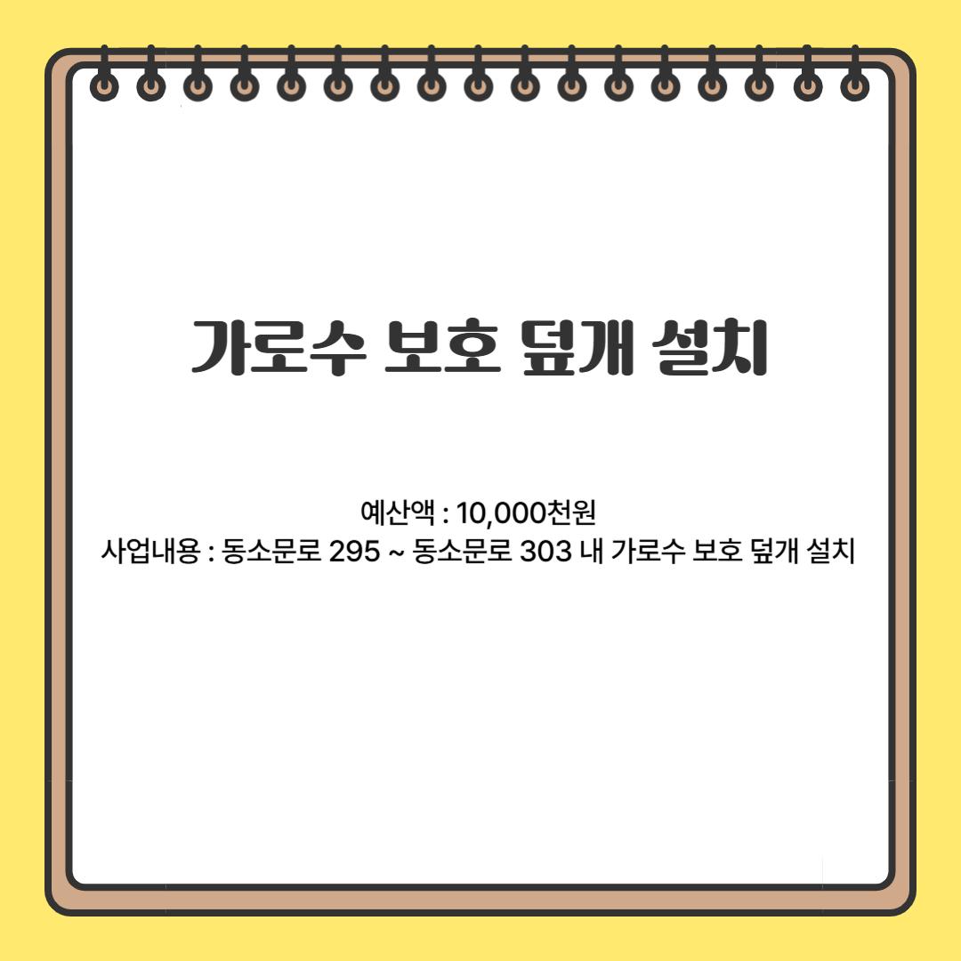 가로수 보호 덮개 설치(길음2동)