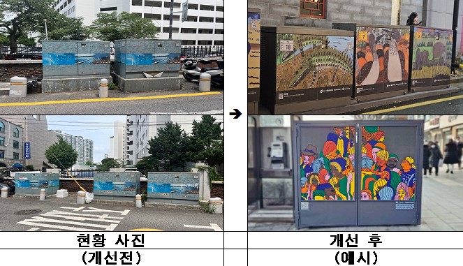 (방배본동) 골목을 그리다 or 골목길, 예술로 재탄생 [방배로39길 일대 분전함 외관 개선사업]