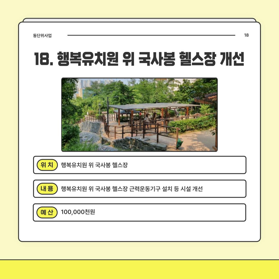 18. 행복유치원 위 국사봉 헬스장 개선 [상도4동]