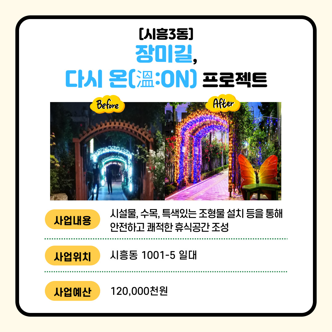 (시흥1·3동) 장미길 다시 온(溫on) 프로젝트